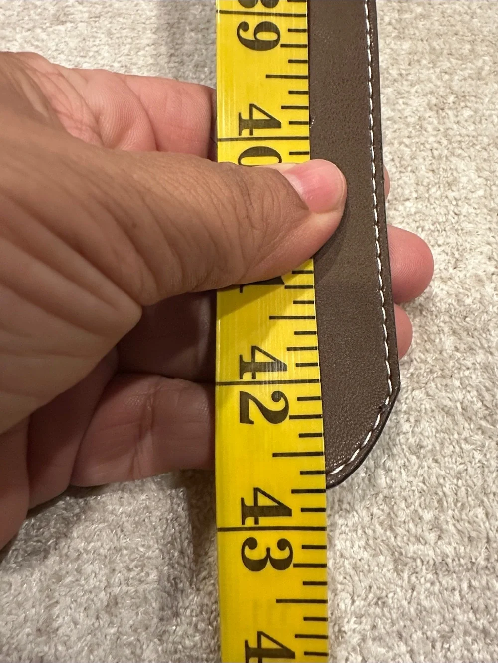 Halston Heritage Black and Brown Reversible Leather Belt with Gold Logo Buckle
